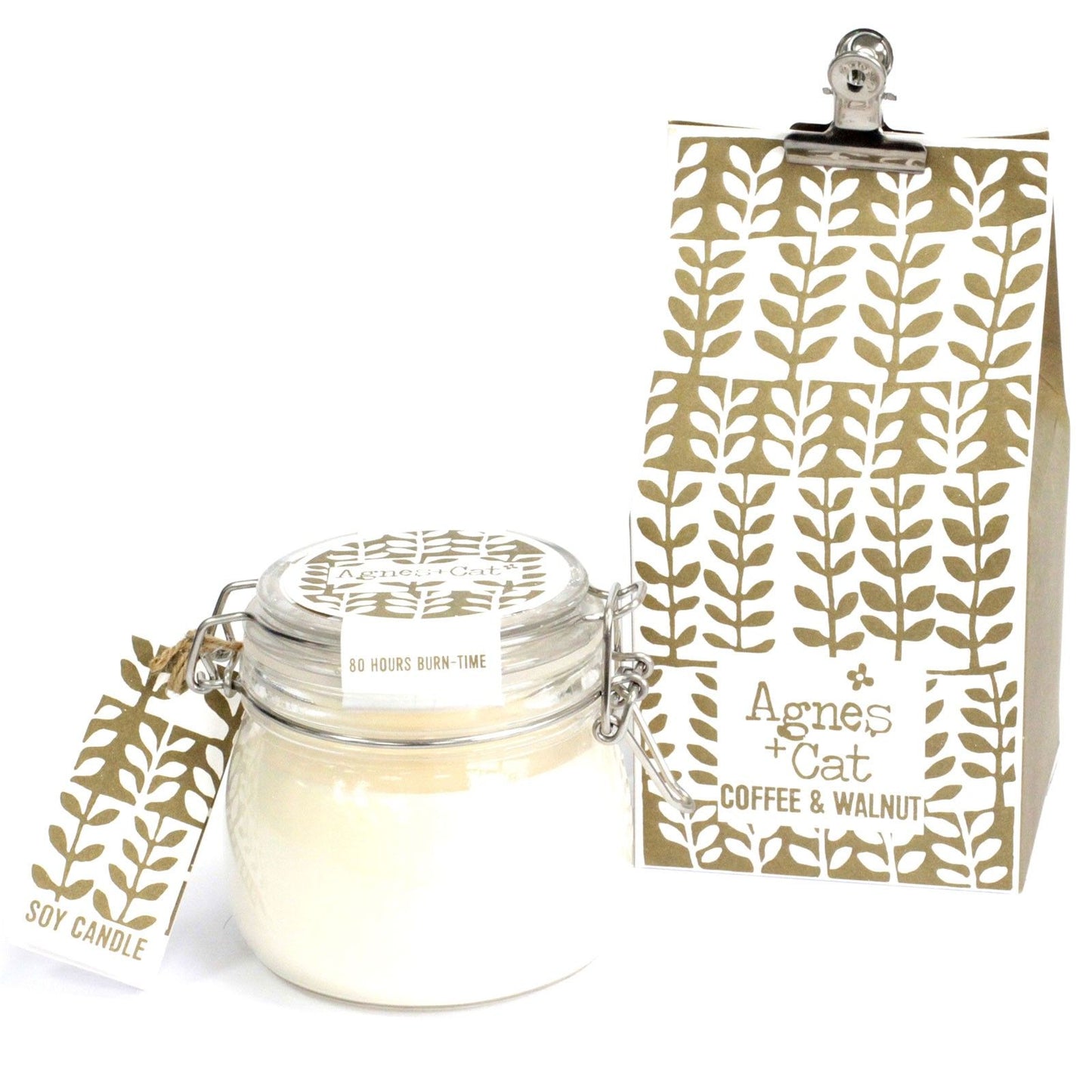 Agnes + Cat Kilner Jar Candle - Coffee and Walnut