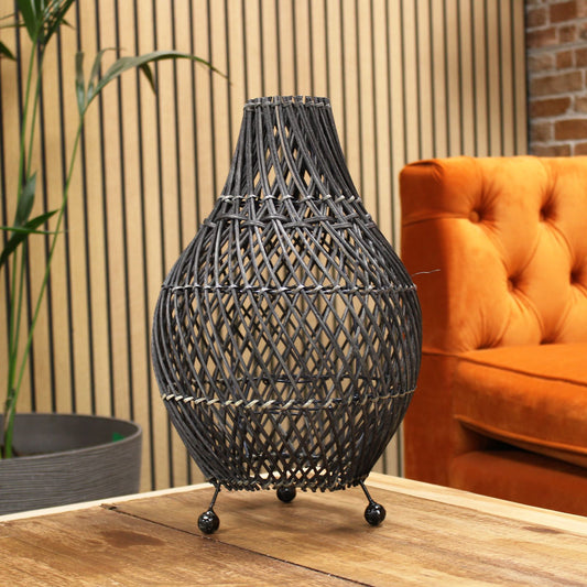 Rattan Table Lamp - Natural