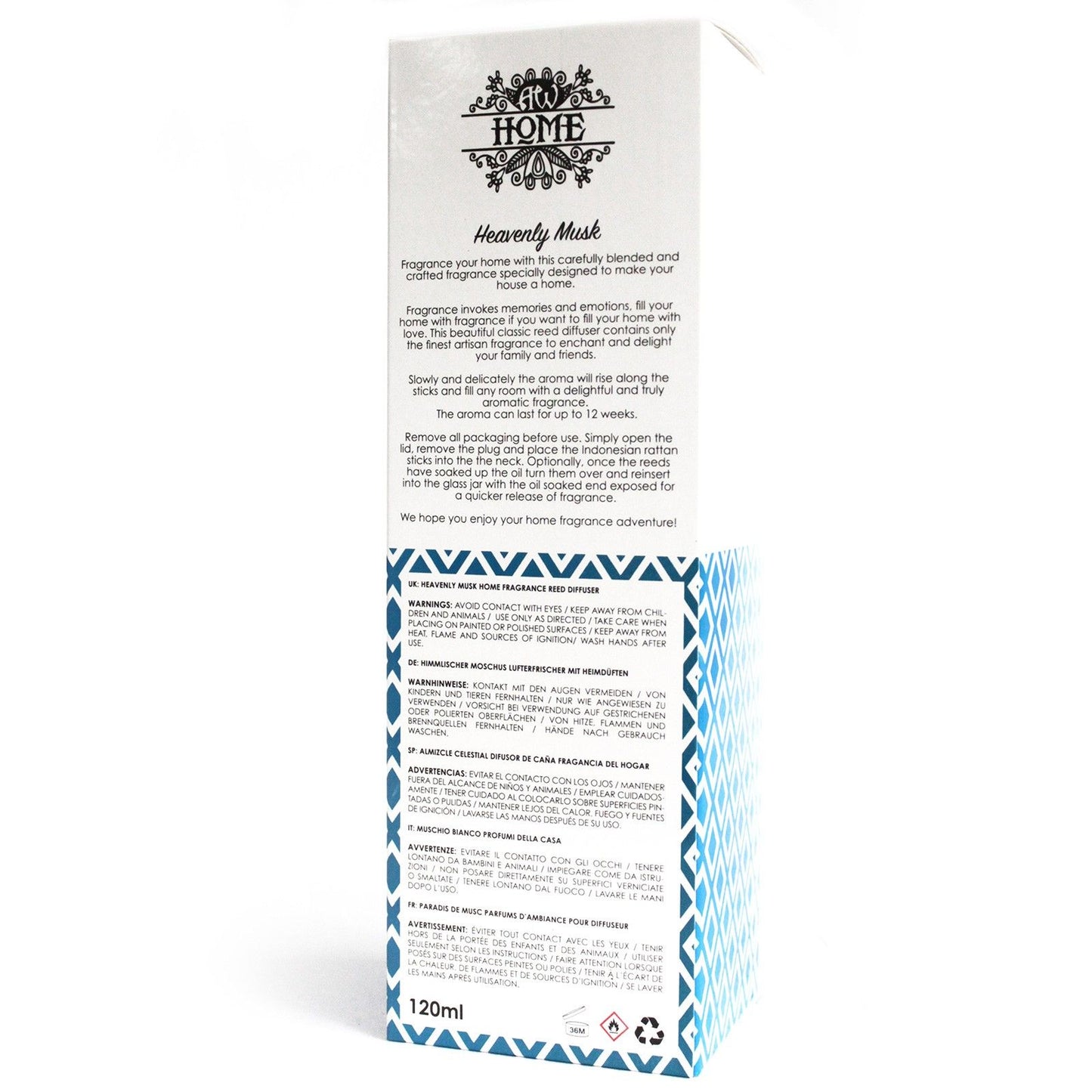 120ml Reed Diffuser - Heavenly Musk