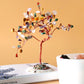 Lrg Gemstone Tree - Multi Stones on Natural Agate Base (100 stones)