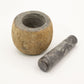 Natural Riverstone Decorative Pestle & Mortar- Small (aprox 9x7cm)