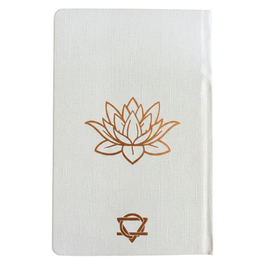 White Wellness Journal - Rose Gold Tree of Life