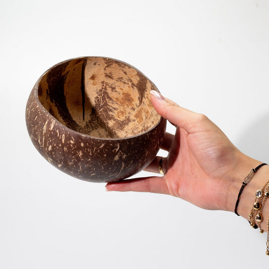 Large Natural Coconut Bowl